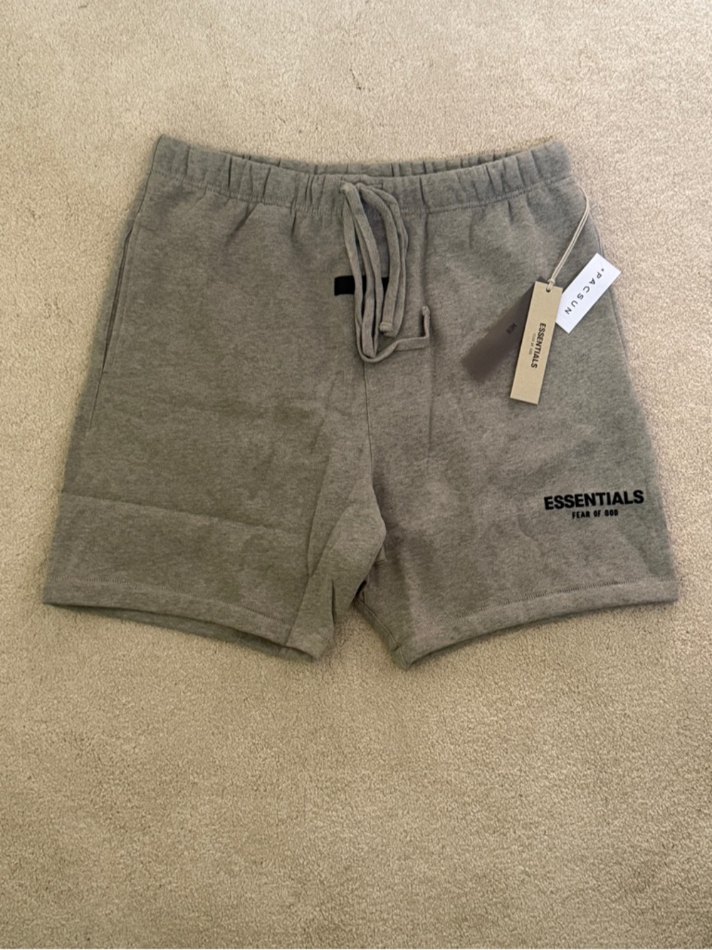 Fear of God Essentials Men's Heather Gray Athletic Shorts